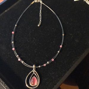 Cotton candy necklace